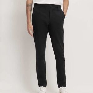 NEW Everlane Pants Mens 40x28 The Performance Chino Uniform Athletic Fit Black